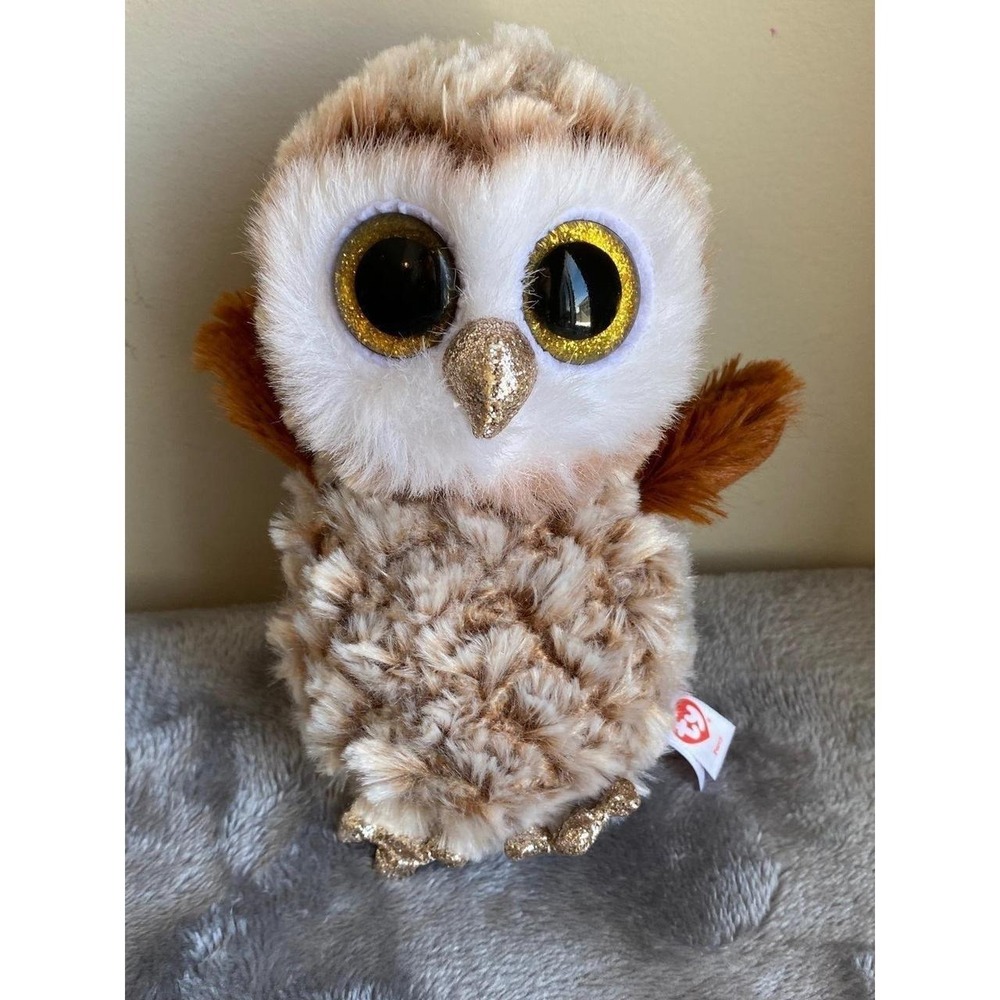 Ty Beanie Boo Percy Owl Plush Stuffed Animal 2021 6"